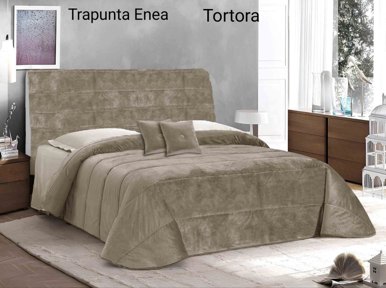 trapunta in velluto Charro
