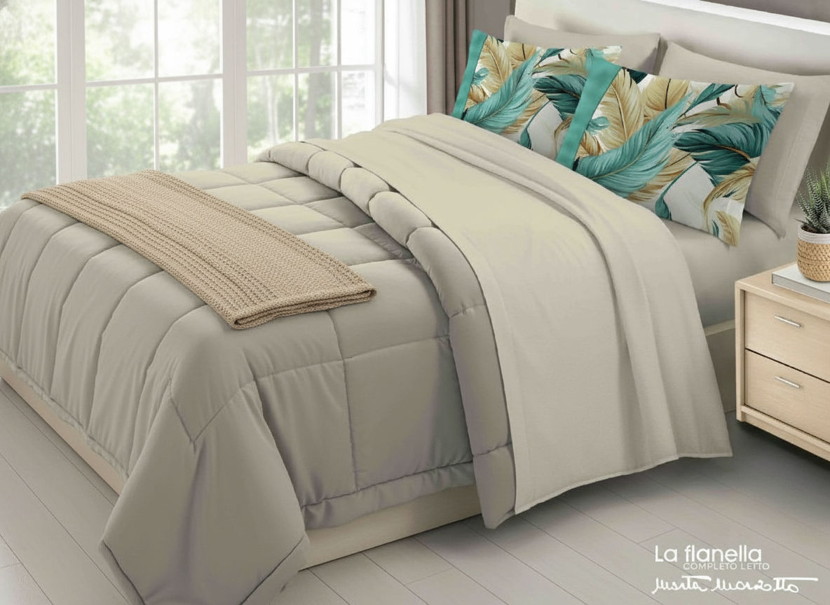 Completo lenzuola flanella