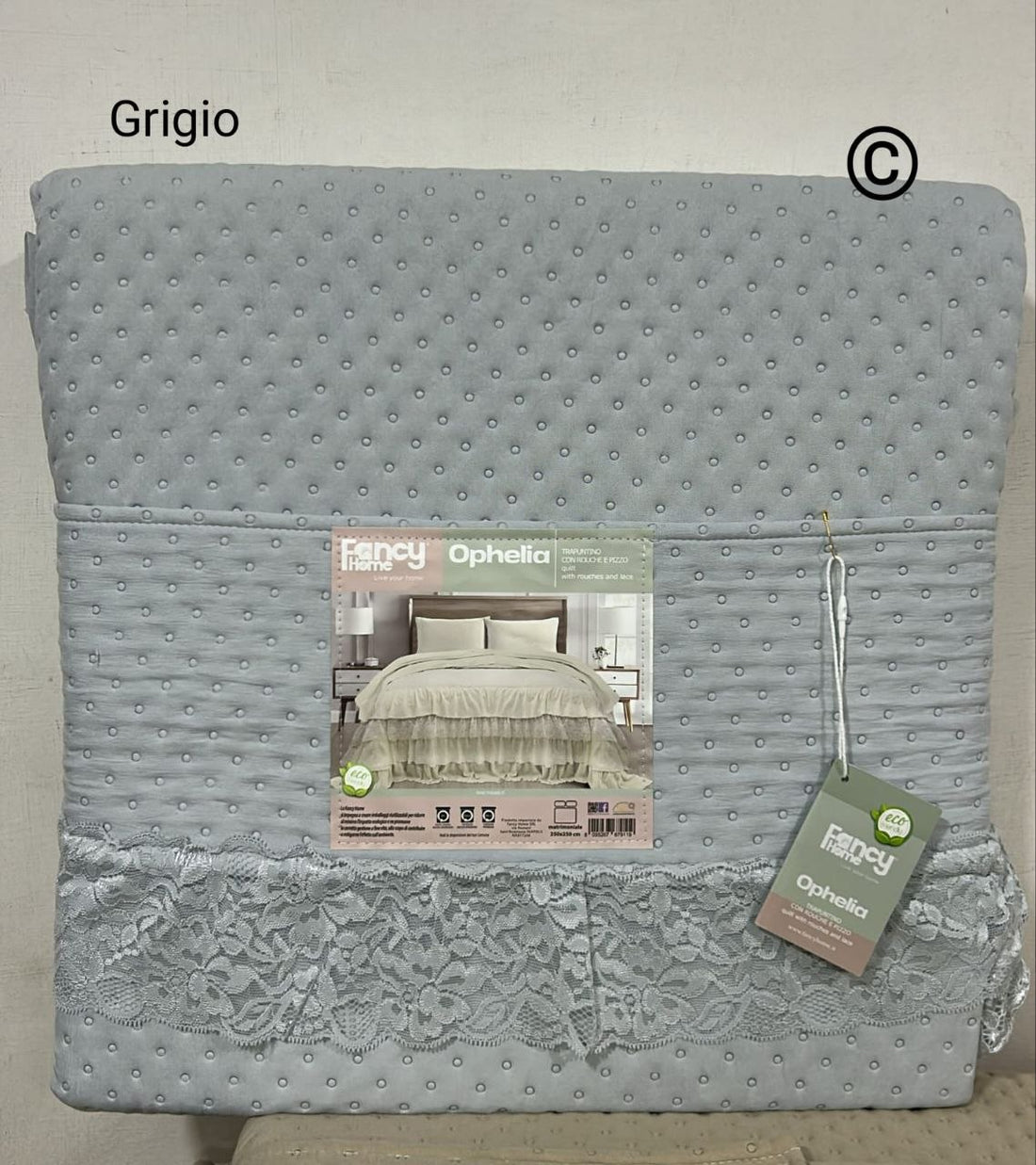 Trapuntino francy con rouche e pizzo