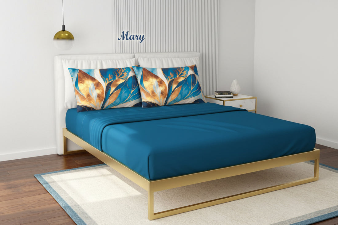 completo Lenzuola Tinta Unita Con 4 Federe IRGe Digital&nbsp;