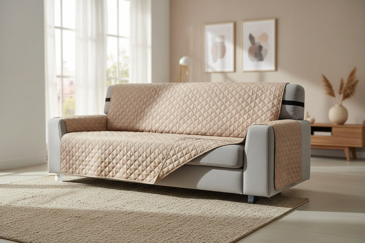 Copridivano trapuntato double face 3 posti