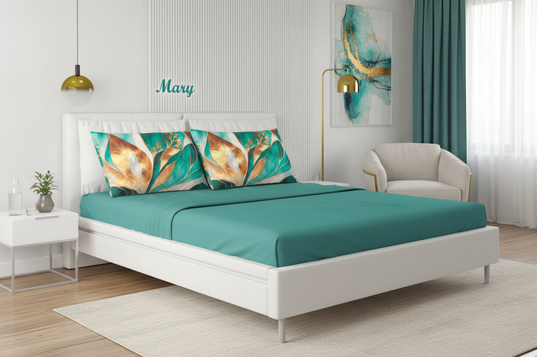 completo Lenzuola Tinta Unita Con 4 Federe IRGe Digital&nbsp;