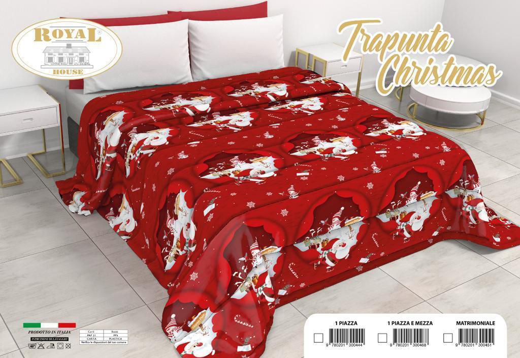 Trapunta natalizia matrimoniale