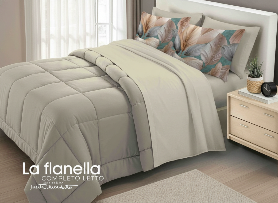 Completo lenzuola flanella