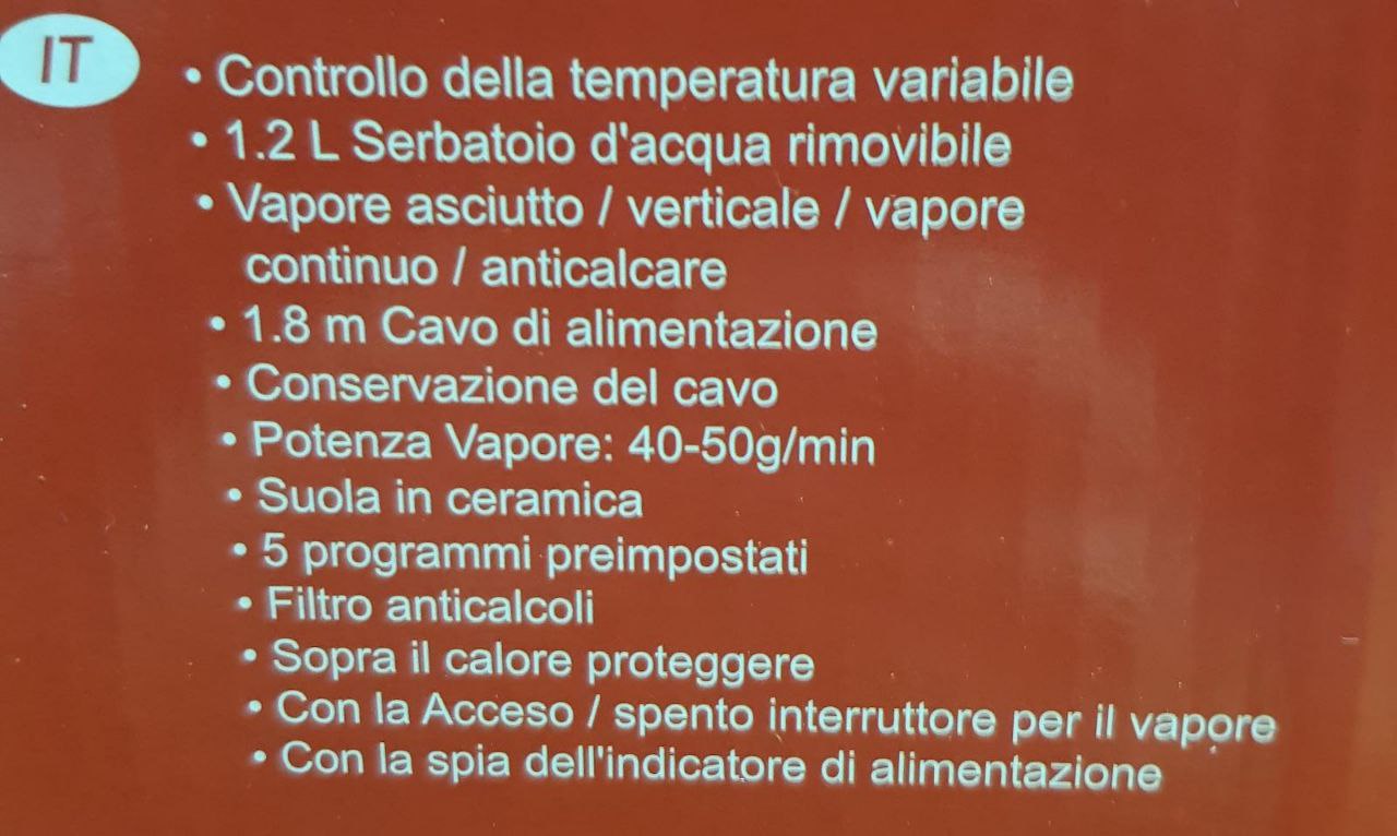 Ferro da stiro con caldaia Royalty Line 👔