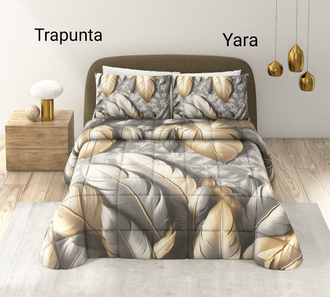 Nuova trapunta Irge con stampa digitale piazzata 3D.