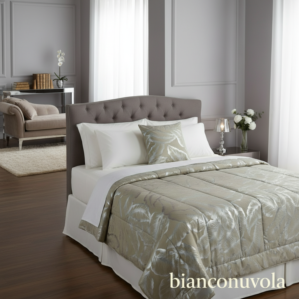 trapunta, realizzata in morbidissimo velluto di altissima qualità