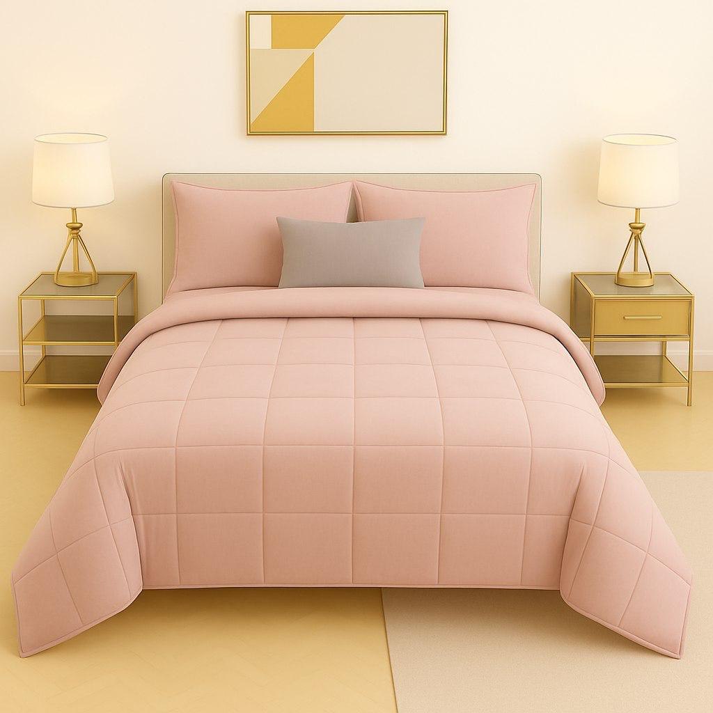 Trapunta Matrimoniale Velvet velluto "Langhe" - L'Abbraccio Austero ed Elegante