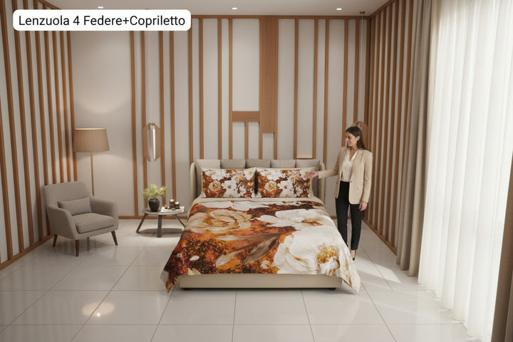 completo lenzuola matrimoniale