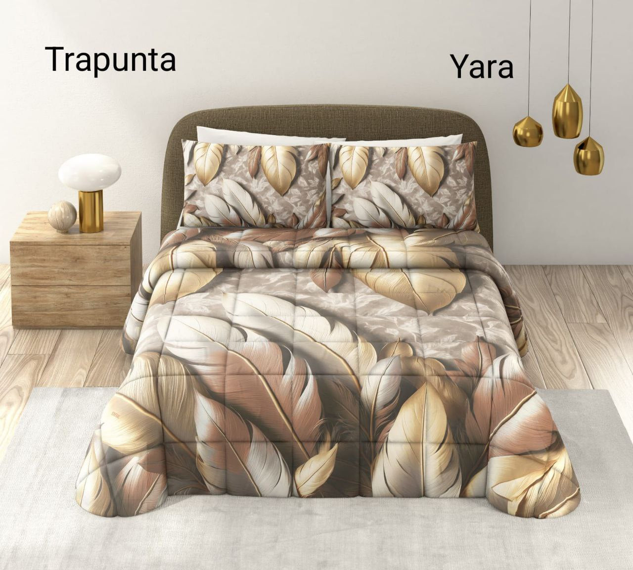 Nuova trapunta Irge con stampa digitale piazzata 3D.