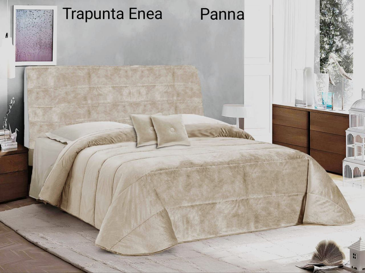 trapunta in velluto Charro