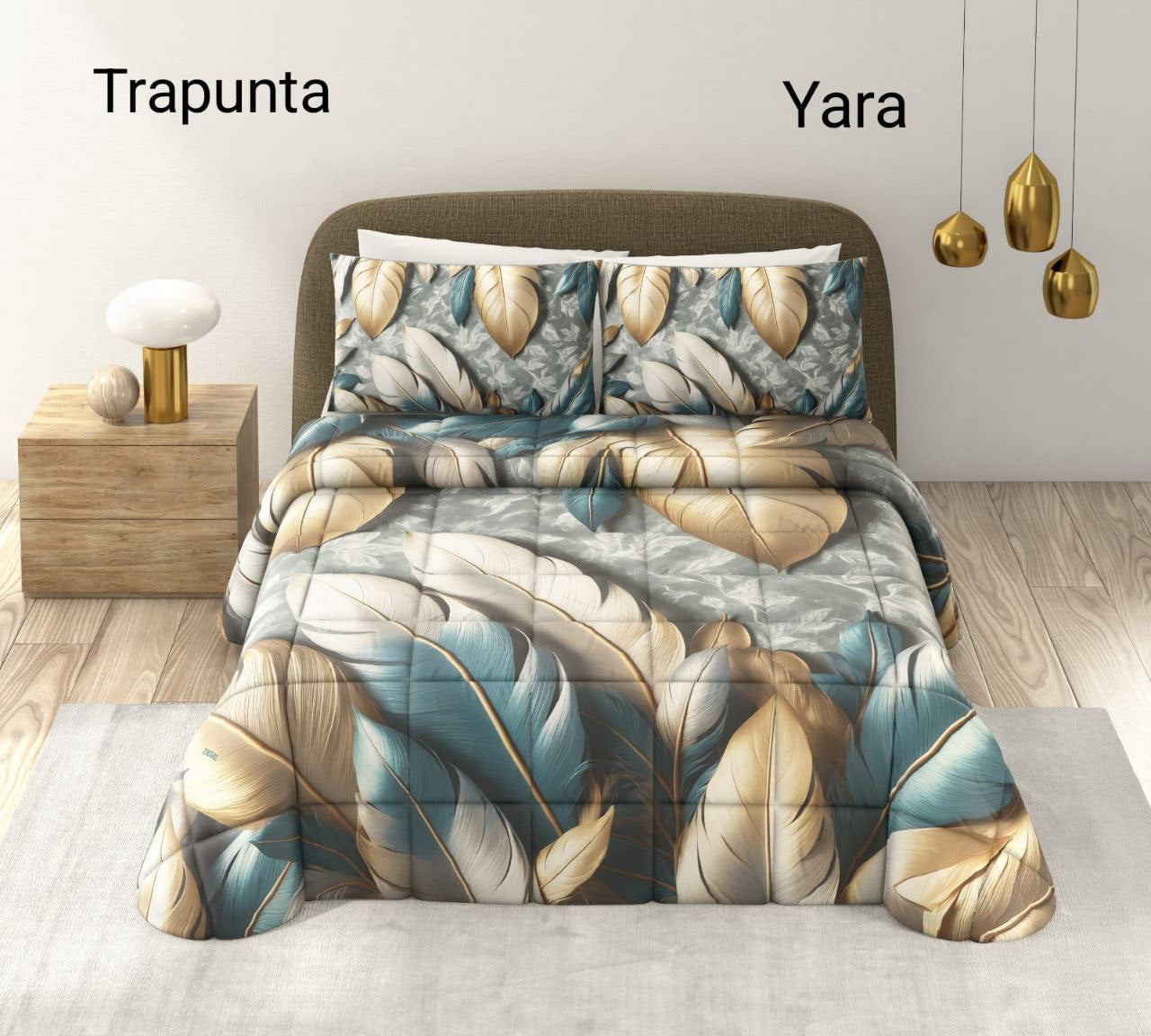 Nuova trapunta Irge con stampa digitale piazzata 3D.