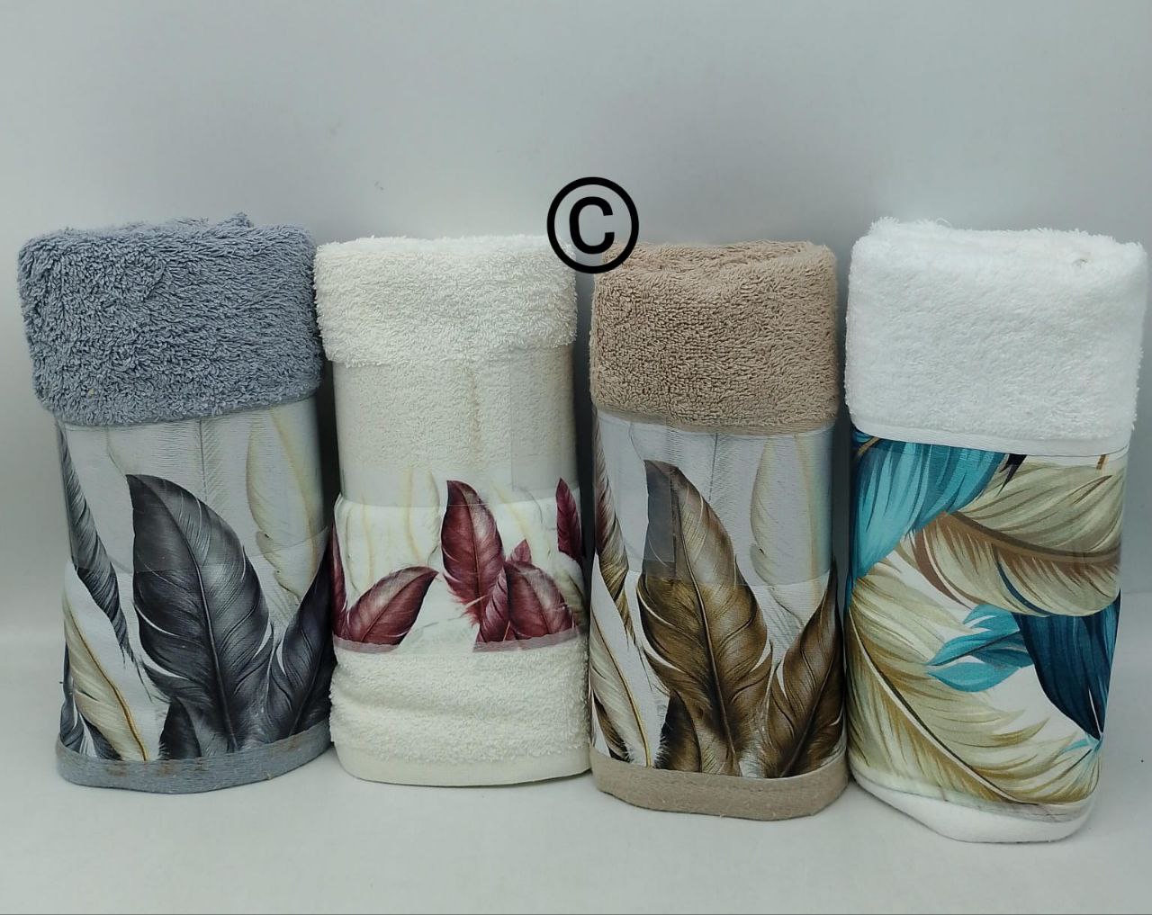 Asciugamano 1+1 con bordo in stampa digitale