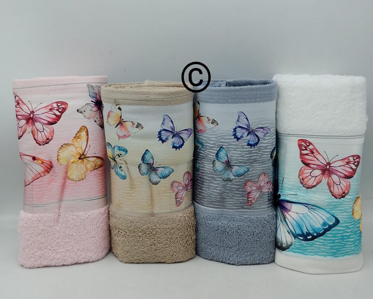 Asciugamano 1+1 con bordo in stampa digitale