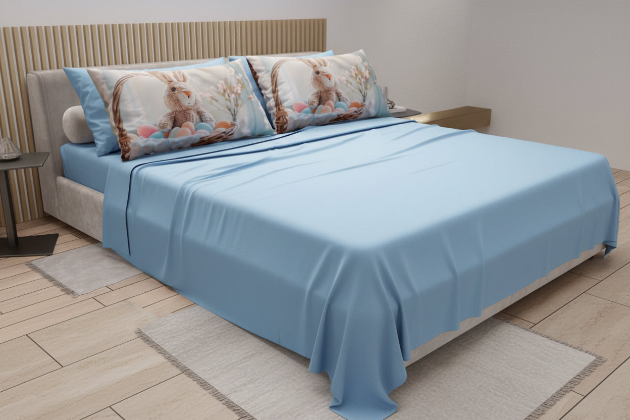 completo lenzuola tinta unita diodor con 4 federe incluse