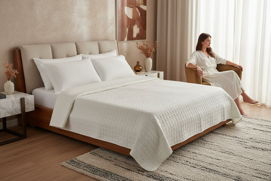 trapuntino tinta unita matrimoniale