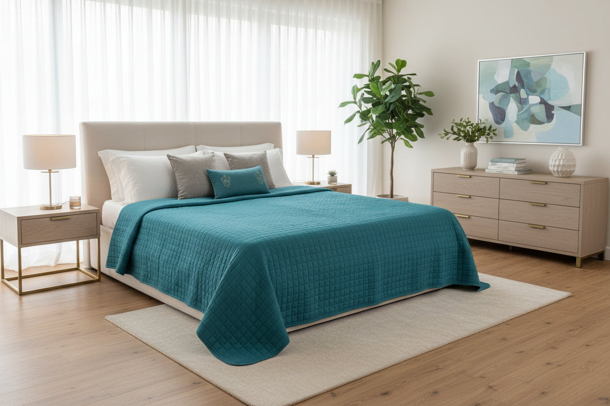 trapuntino tinta unita matrimoniale