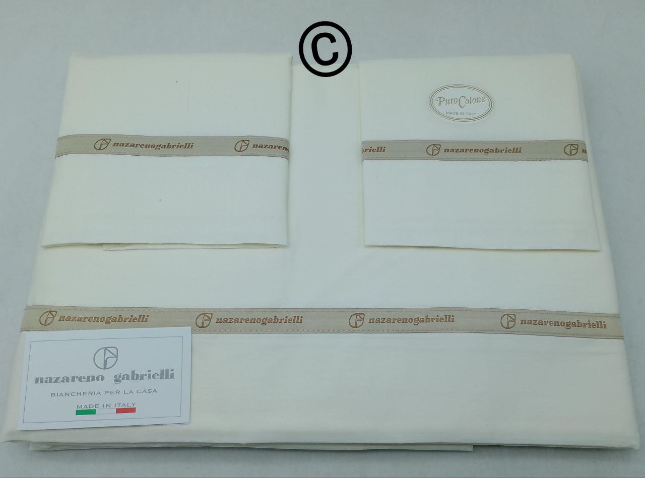 completo   Lenzuola Nazareno Gabrielli Tinta Unita