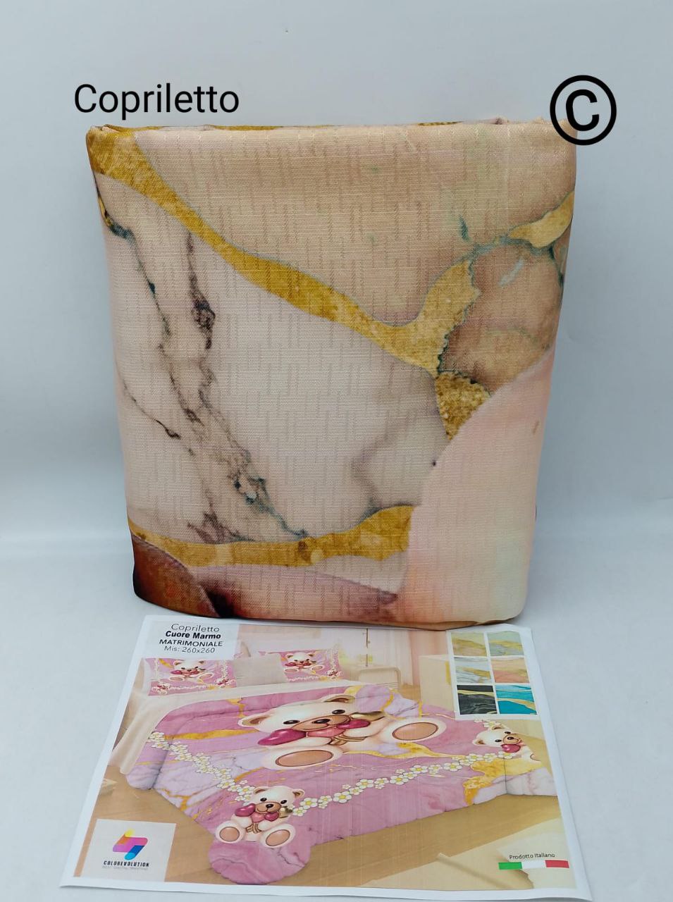Copriletto in Stampa Digitale Piazzato