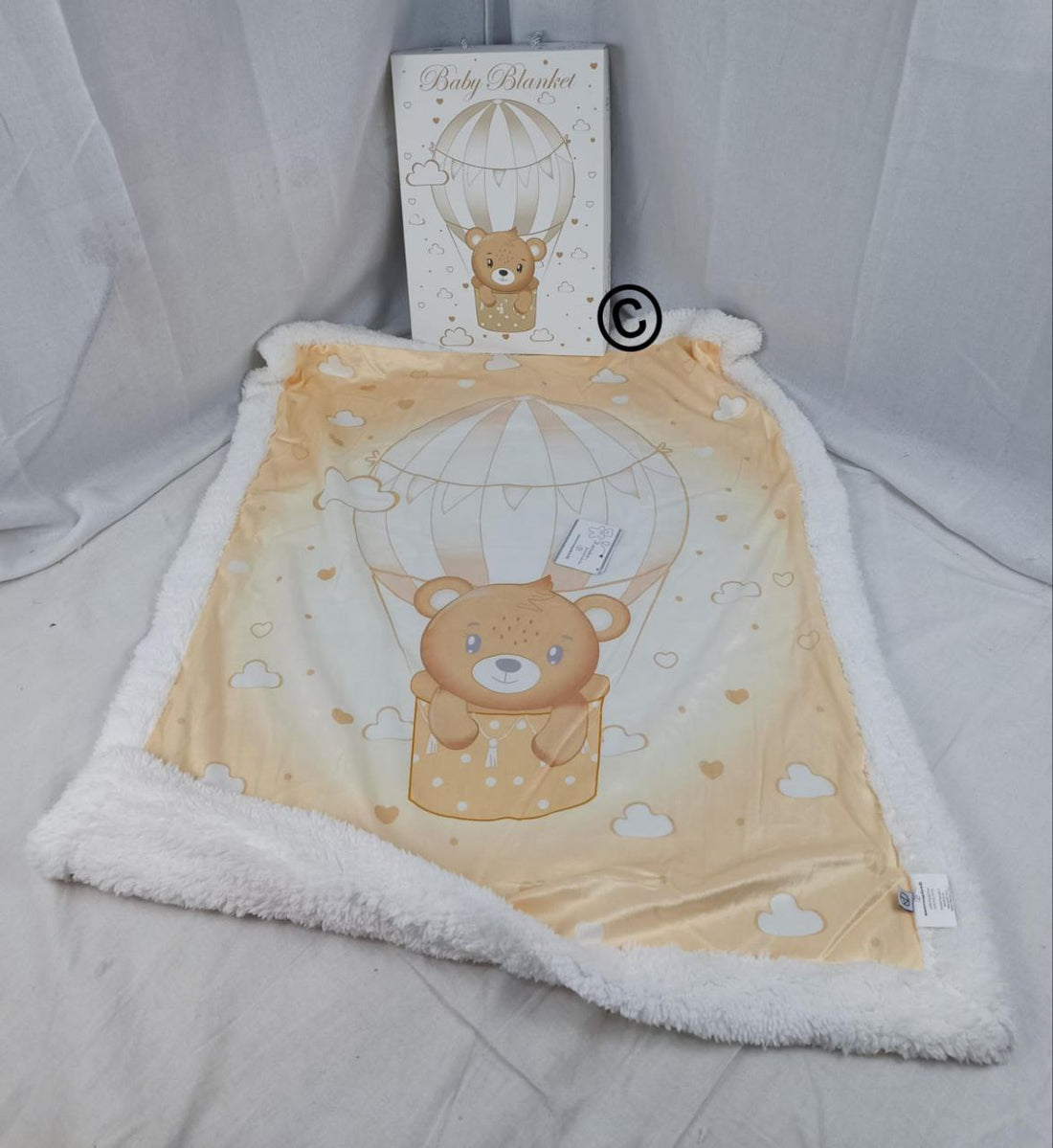Coperte per la culla, stampe a tema orsetti.