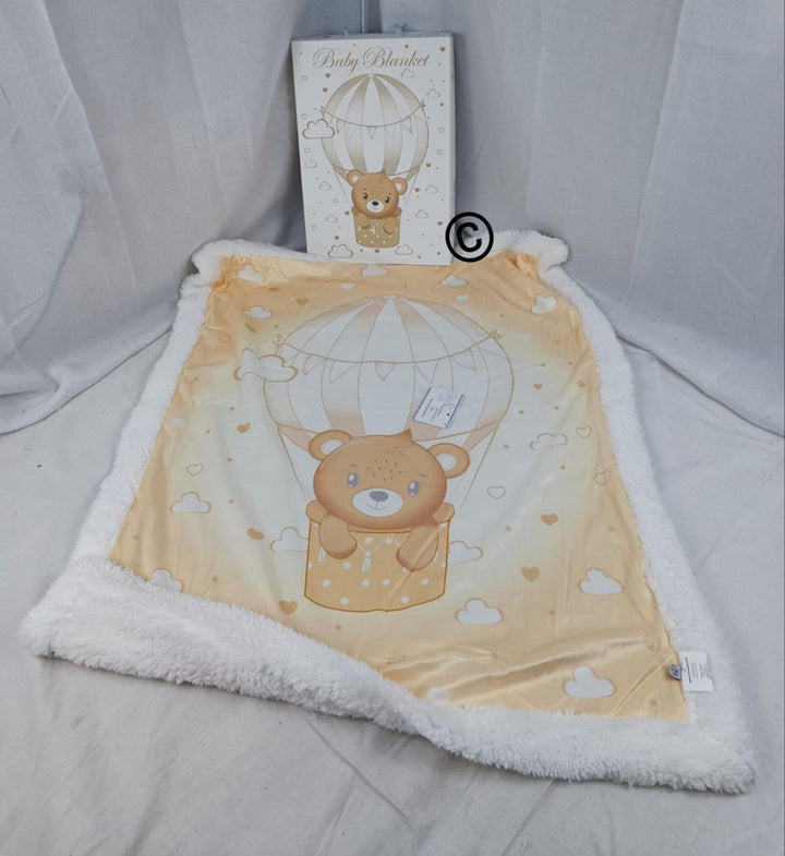 Coperte per la culla, stampe a tema orsetti.