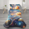 Quilted Bedspread with Placed Digital Print