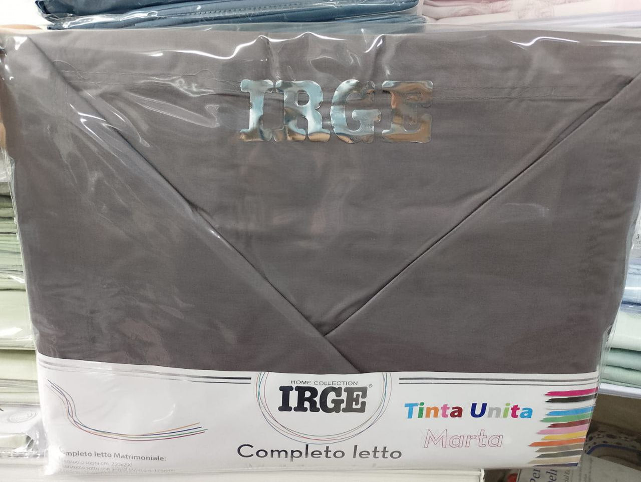 Lenzuola 2 Posti Irge Tinta Unita