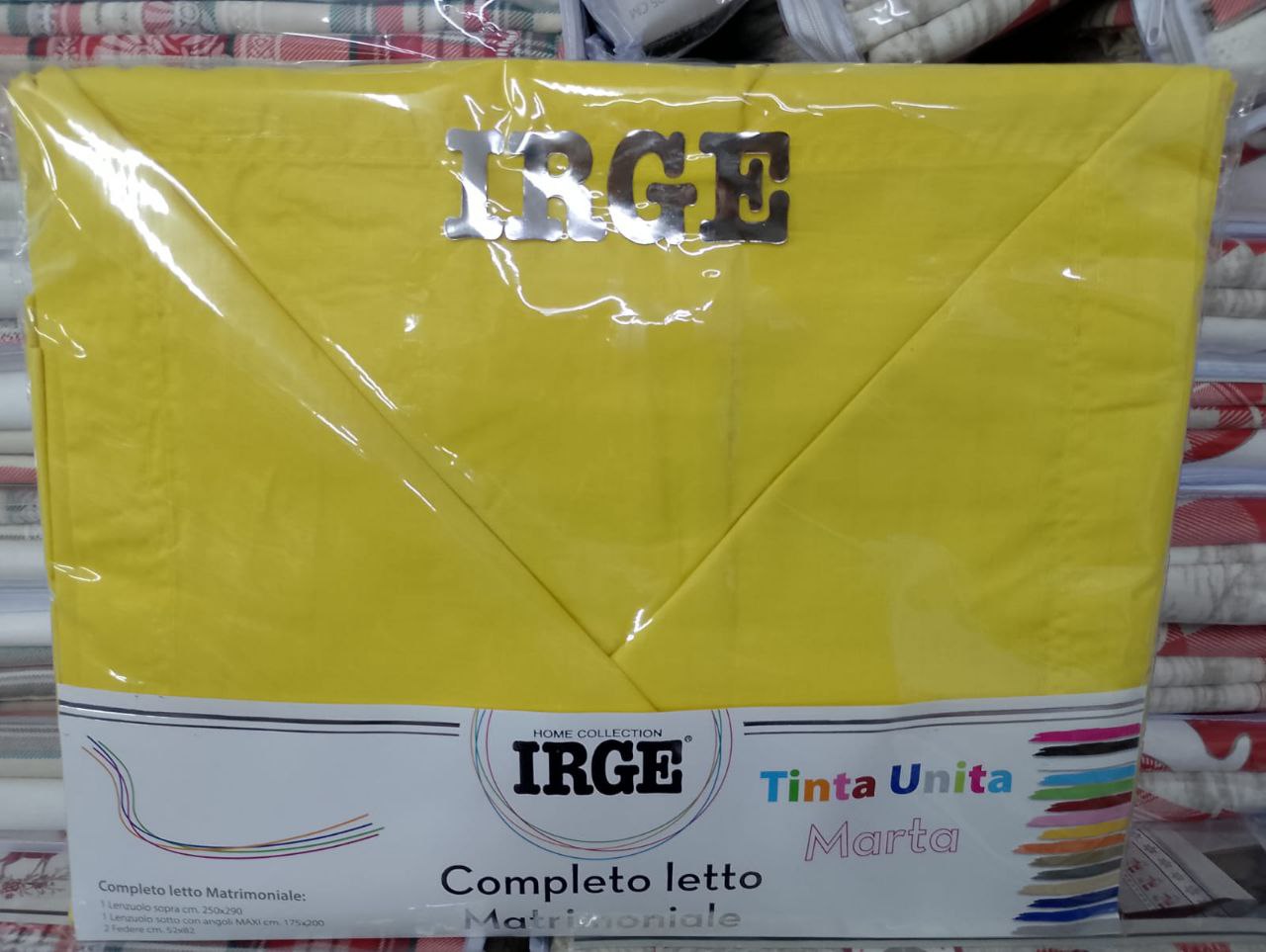 Lenzuola 2 Posti Irge Tinta Unita