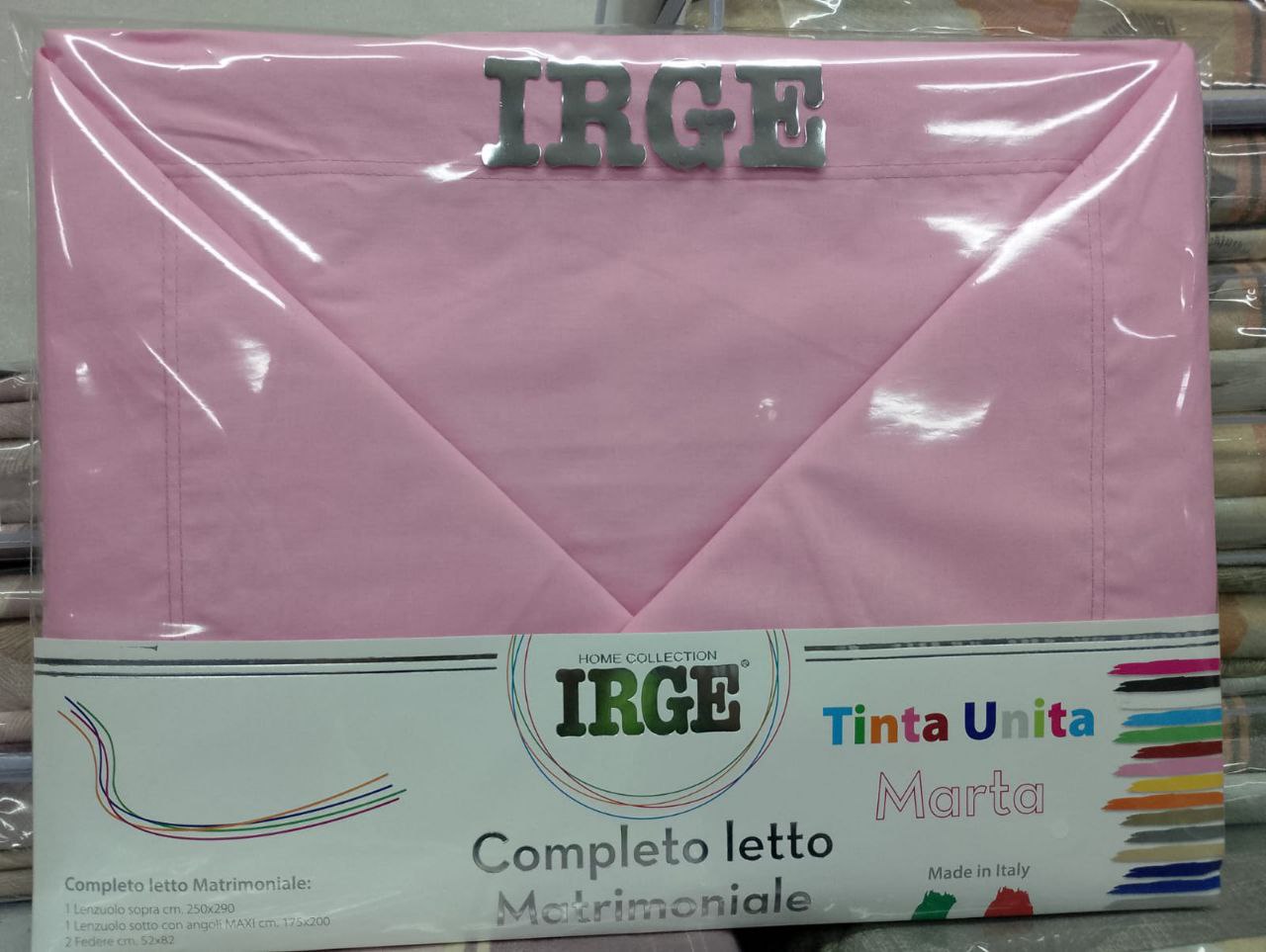 Lenzuola 2 Posti Irge Tinta Unita