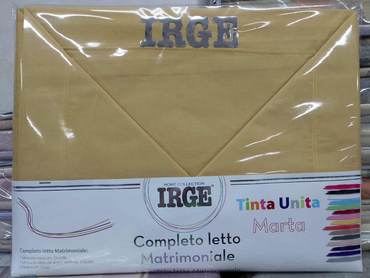 Lenzuola 2 Posti Irge Tinta Unita