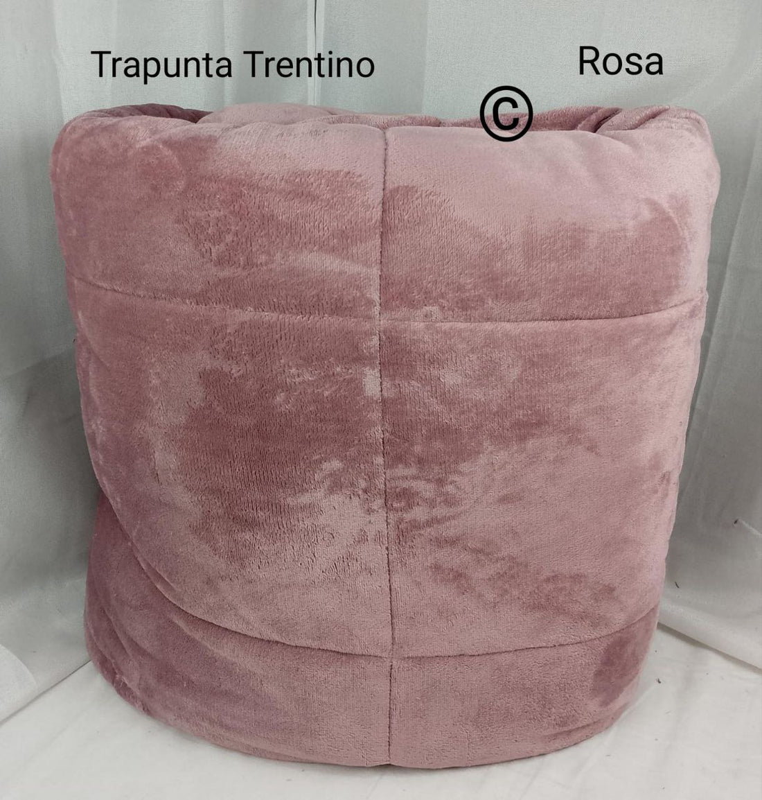 trapunta in morbidissimo velluto