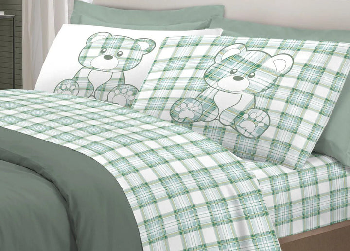 completo Lenzuola "Pensieri Delicati" in Puro Cotone