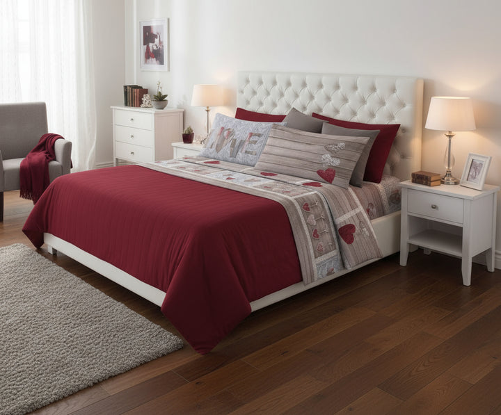 completo Lenzuola "Pensieri Delicati" in Puro Cotone