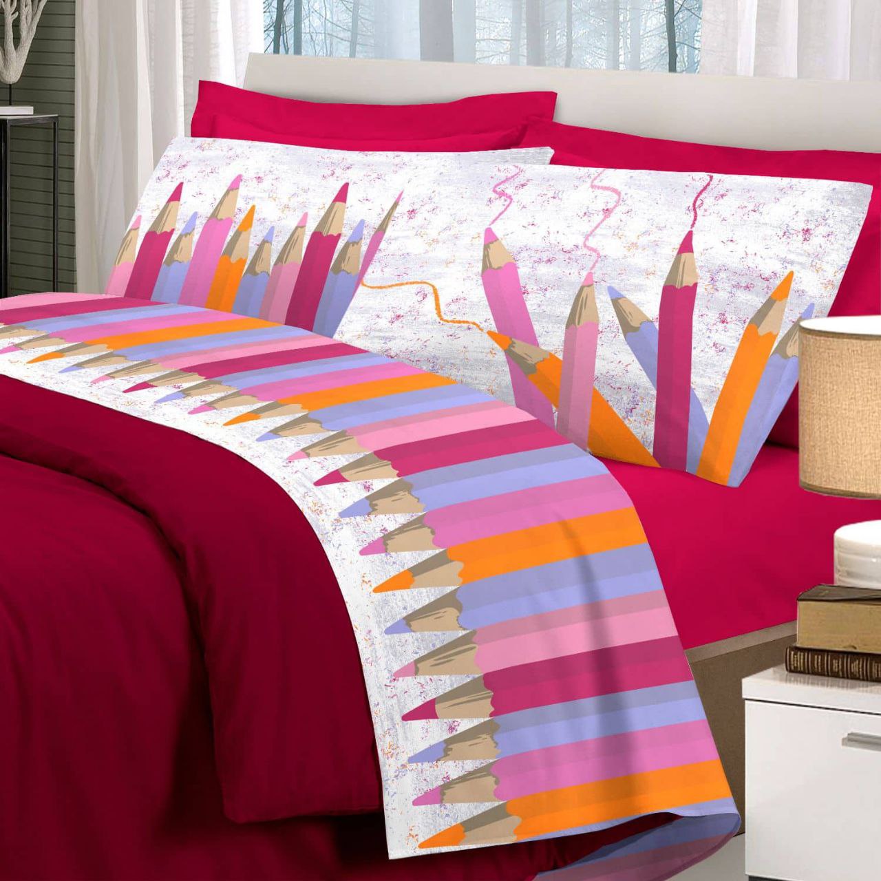 Lenzuola "Pensieri Delicati": Un Abbraccio di Stile e Comfort 1 posto e mezzo