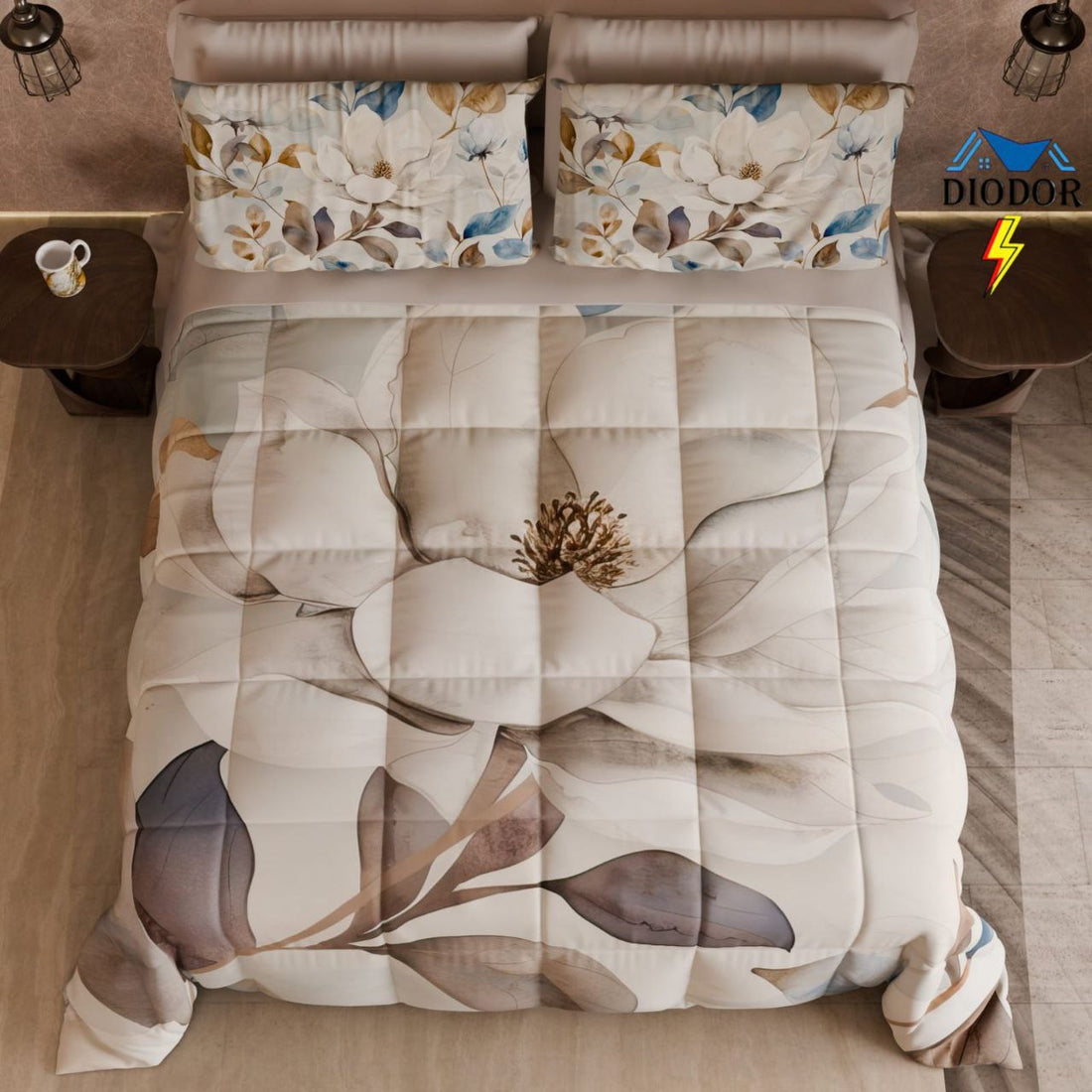 Trapunta Diodor con stampa in alta definizione digitale