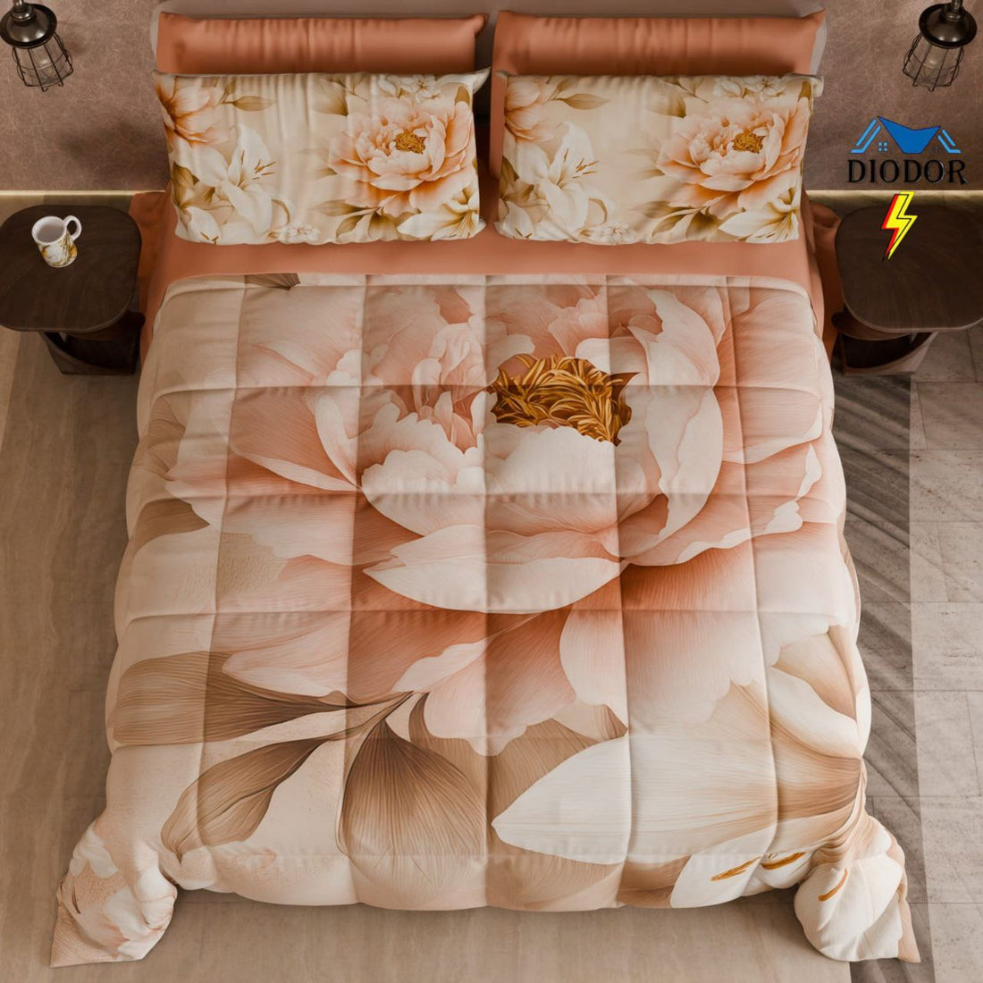 Trapunta Diodor con stampa in alta definizione digitale