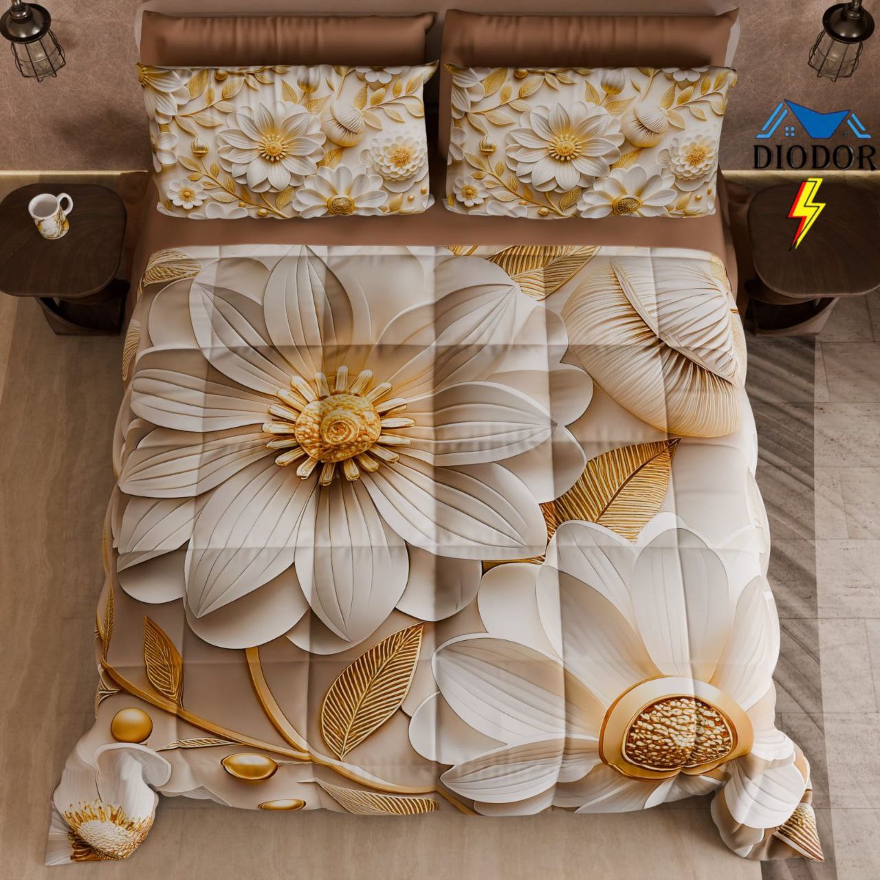 Trapunta Diodor con stampa in alta definizione digitale