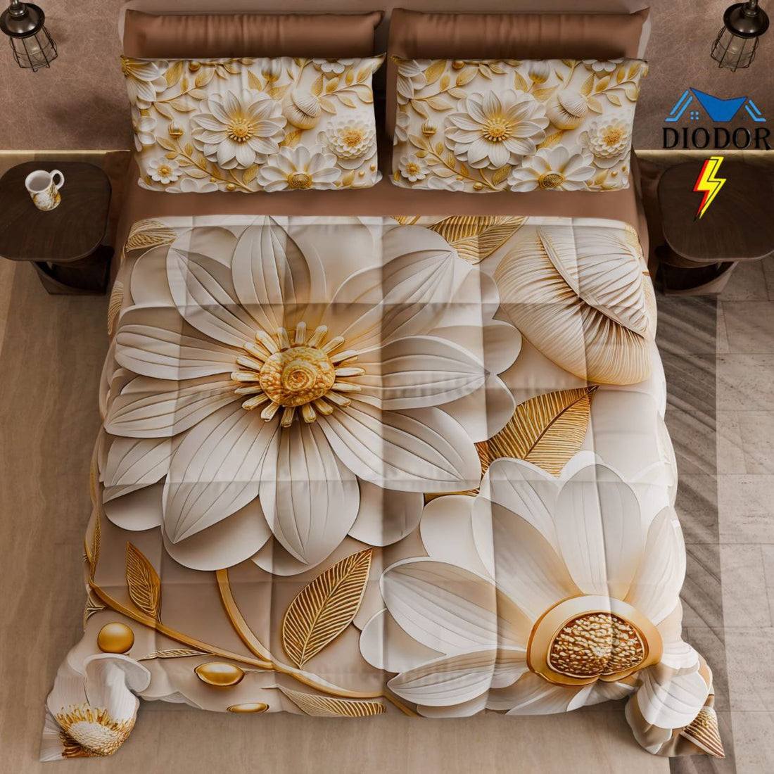 Trapunta Diodor con stampa in alta definizione digitale