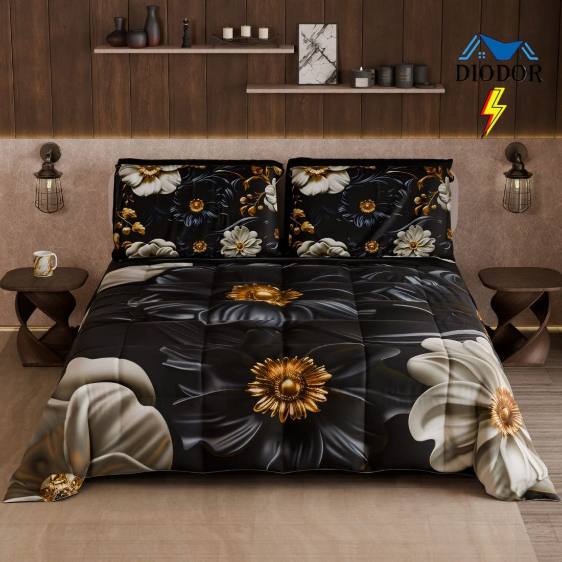 Trapunta Diodor con stampa in alta definizione digitale