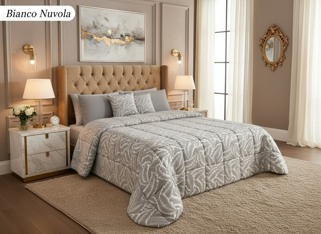 trapunta, realizzata in morbidissimo velluto di altissima qualità