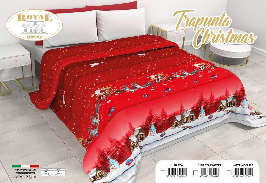 Trapunta natalizia matrimoniale