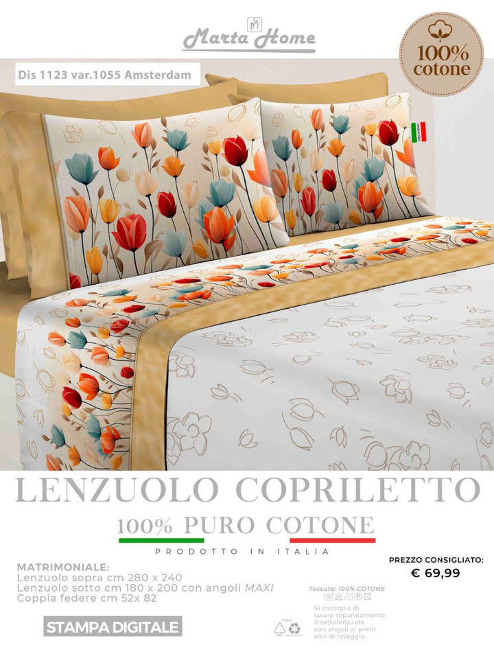 Lenzuolo in Stampa Digitale Marta Marzotto