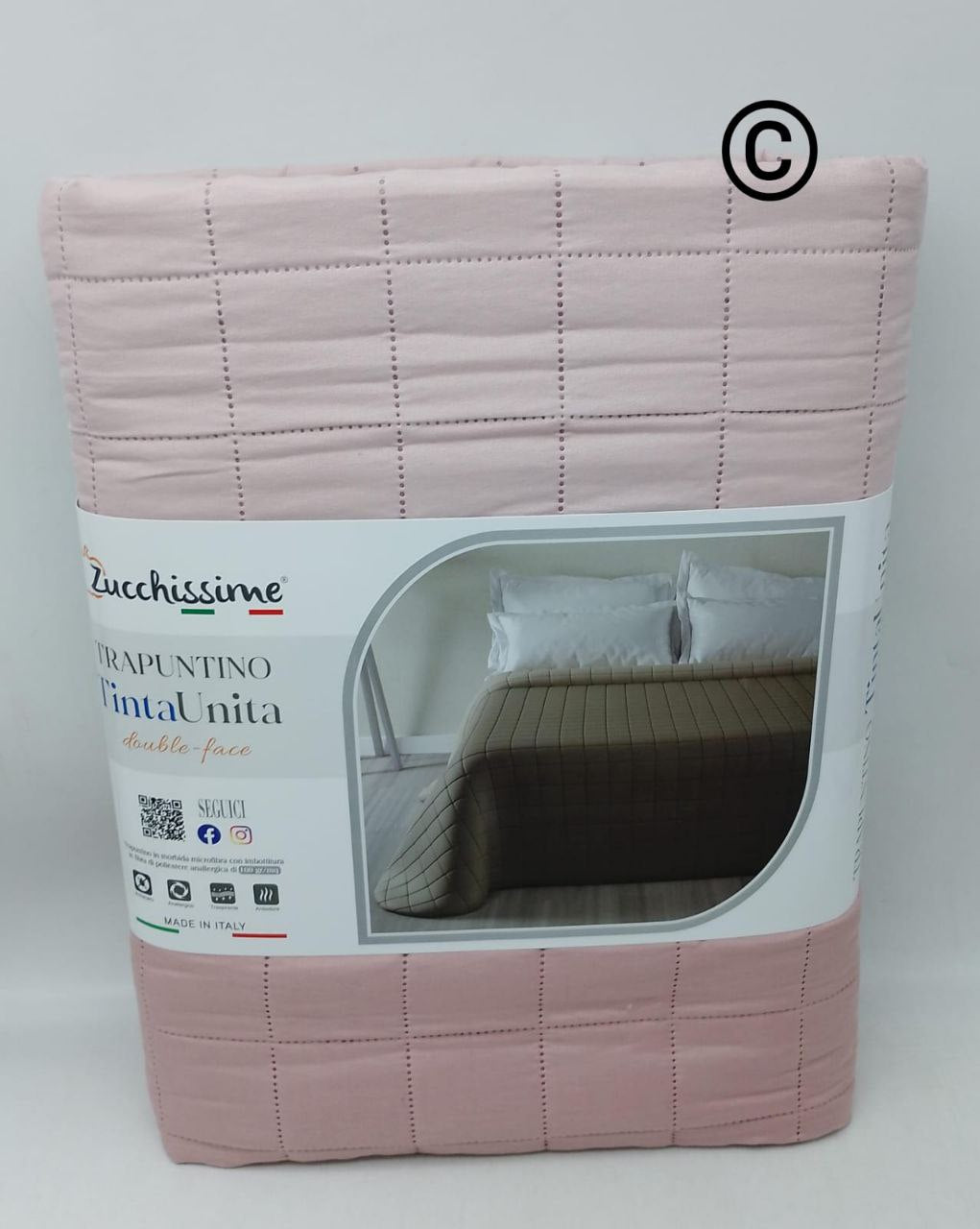 Trapuntino zucchissime t.unità double face bicolore