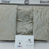Tris centri con disegni jacquard