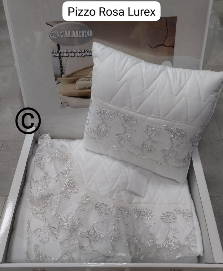 Trapuntino Charro con Maxi Pizzo: Eleganza e Comfort per la Tua Camera da Letto