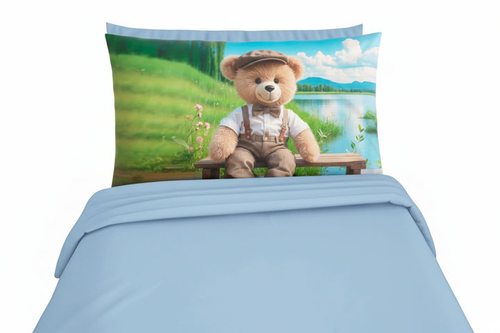 lenzuola t.unita 1 piazza con stampa teddy