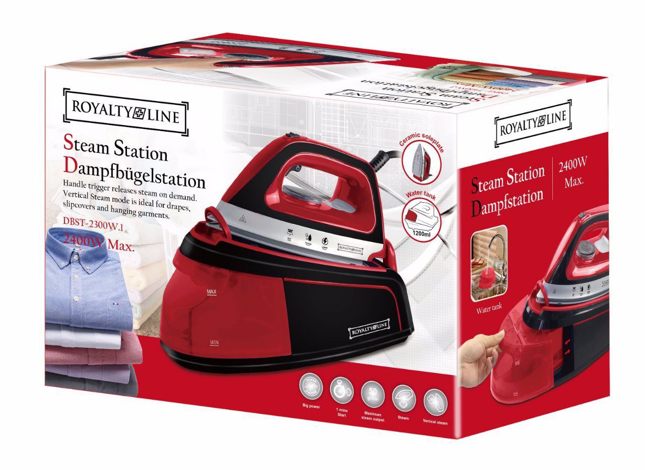 Ferro da stiro con caldaia Royalty Line 👔