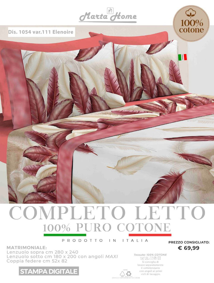 Lenzuola Marta Marzotto in Stampa Digitale