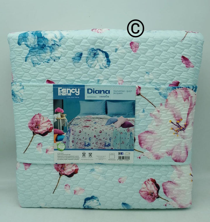 Copriletto Stampato Quilt Jacquard