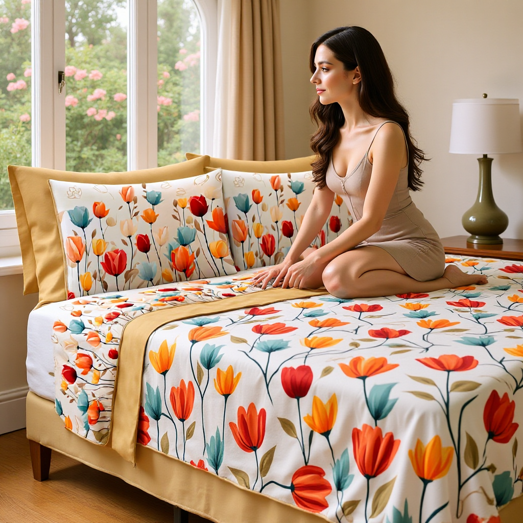 Lenzuolo in Stampa Digitale Marta Marzotto